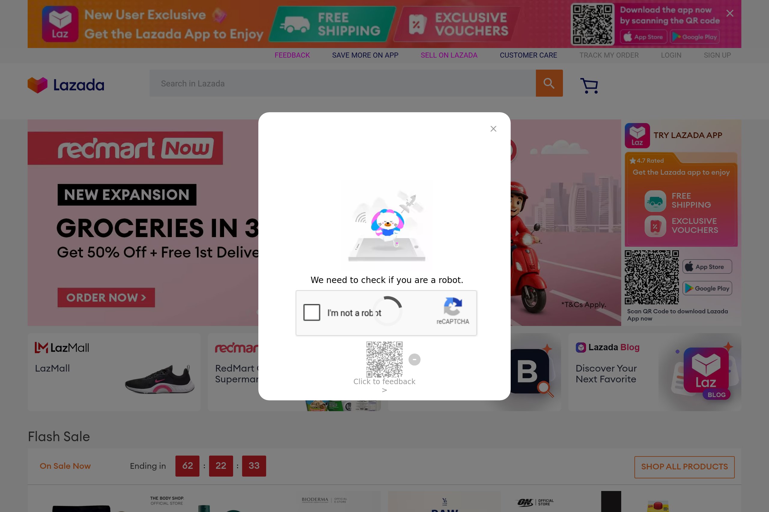Lazada 买家前台